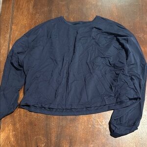 Navy Long Sleeve Top
